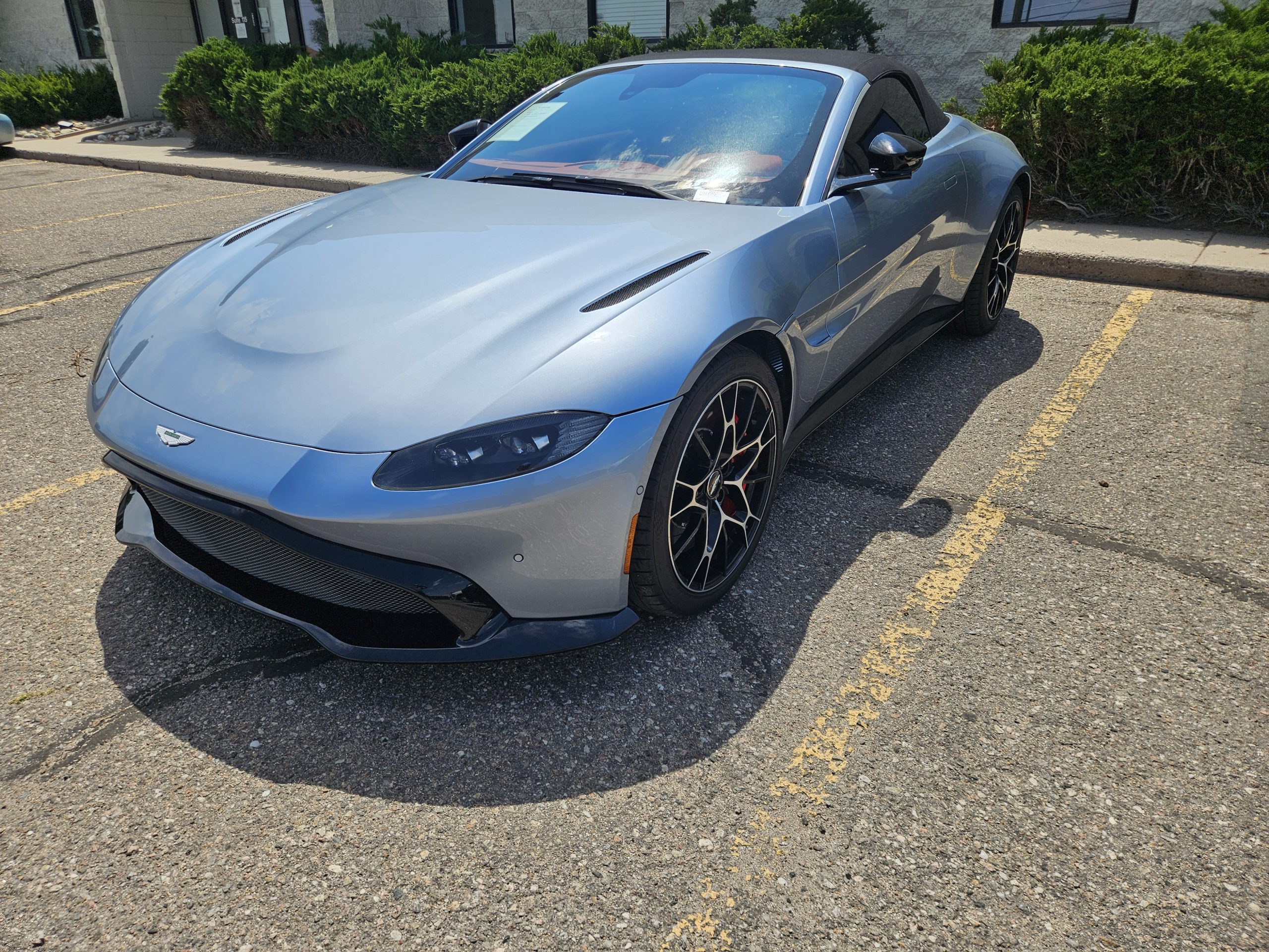 Blue Car in Colorado
